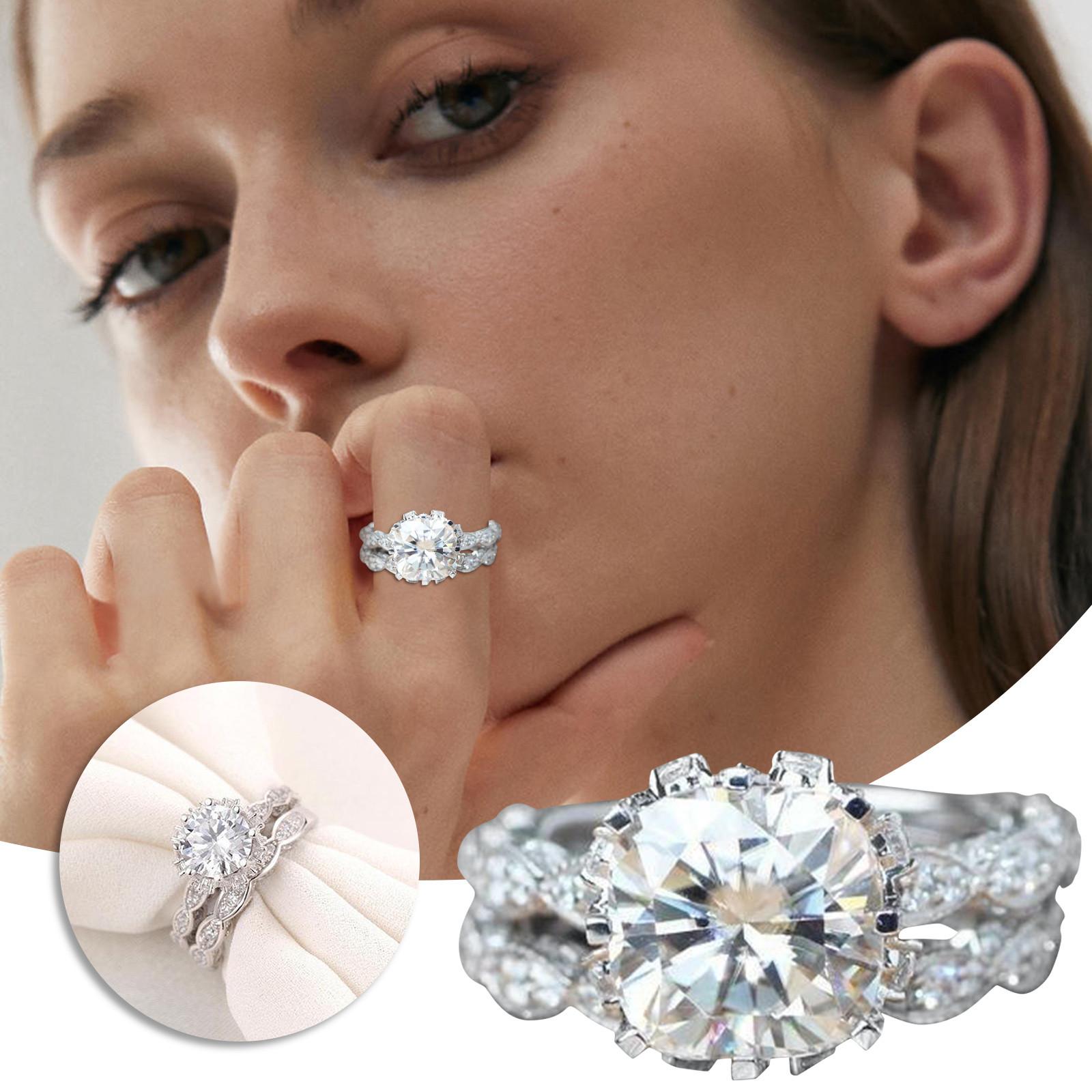 Spark Diamond Круглое обручальное кольцо для женщин в Европе и Америке Трансграничное эксклюзивное кольцо
Spark Diamond Круглое обручальное кольцо для женщин в Европе и Америке Трансграничное эксклюзивное кольцо