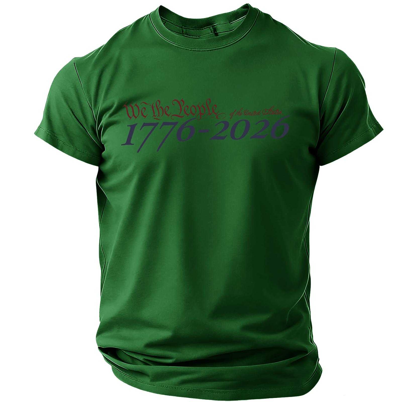 Men s Casual Short Sleeve T-Shirt Lightweight Breathable Crew Neck Top with Printed Lettering USA Historical Year Design XXL
Men s Casual Short Sleeve T-Shirt Lightweight Breathable Crew Neck Top with Printed Lettering USA Historical Year Design XXL