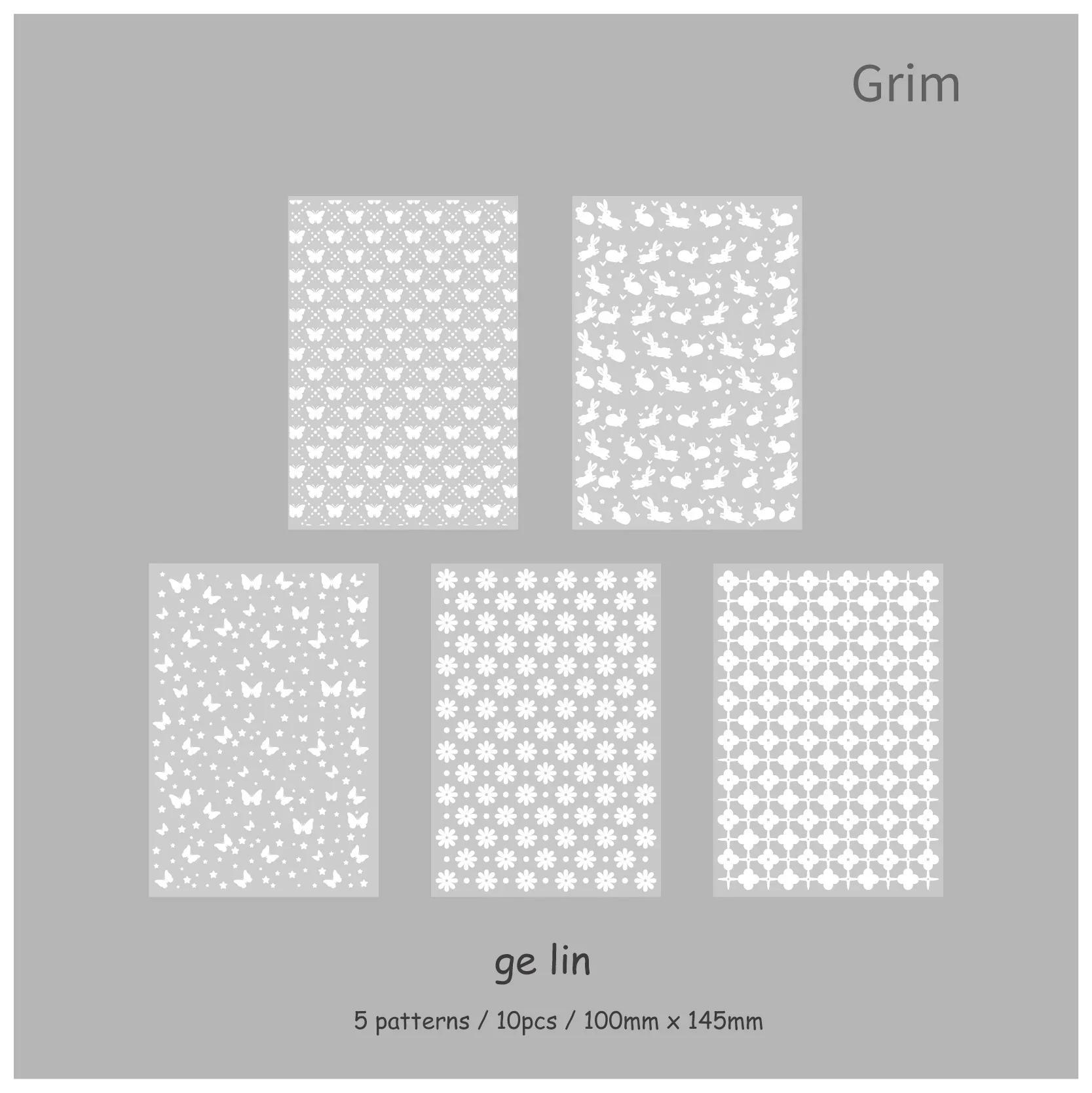 JIANWU 10 Sheets Fog Light Series White Embossed Pattern Decor Material Paper Creative DIY Journal Collage Stationery
JIANWU 10 Sheets Fog Light Series White Embossed Pattern Decor Material Paper Creative DIY Journal Collage Stationery