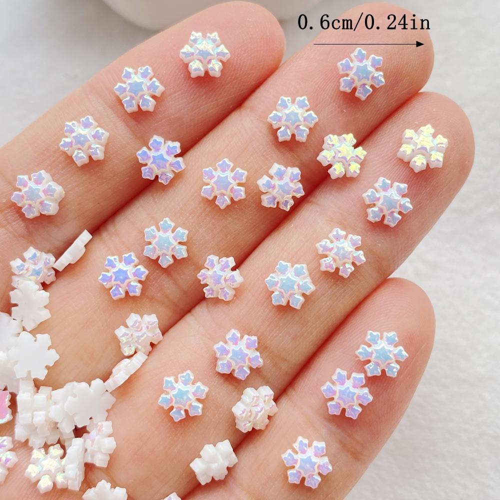 100Pcs Cute Resin Mini Christmas Snowflakes Flat Back Ornament Jewelry Making Manicure Hairwear Accessorie
100Pcs Cute Resin Mini Christmas Snowflakes Flat Back Ornament Jewelry Making Manicure Hairwear Accessorie