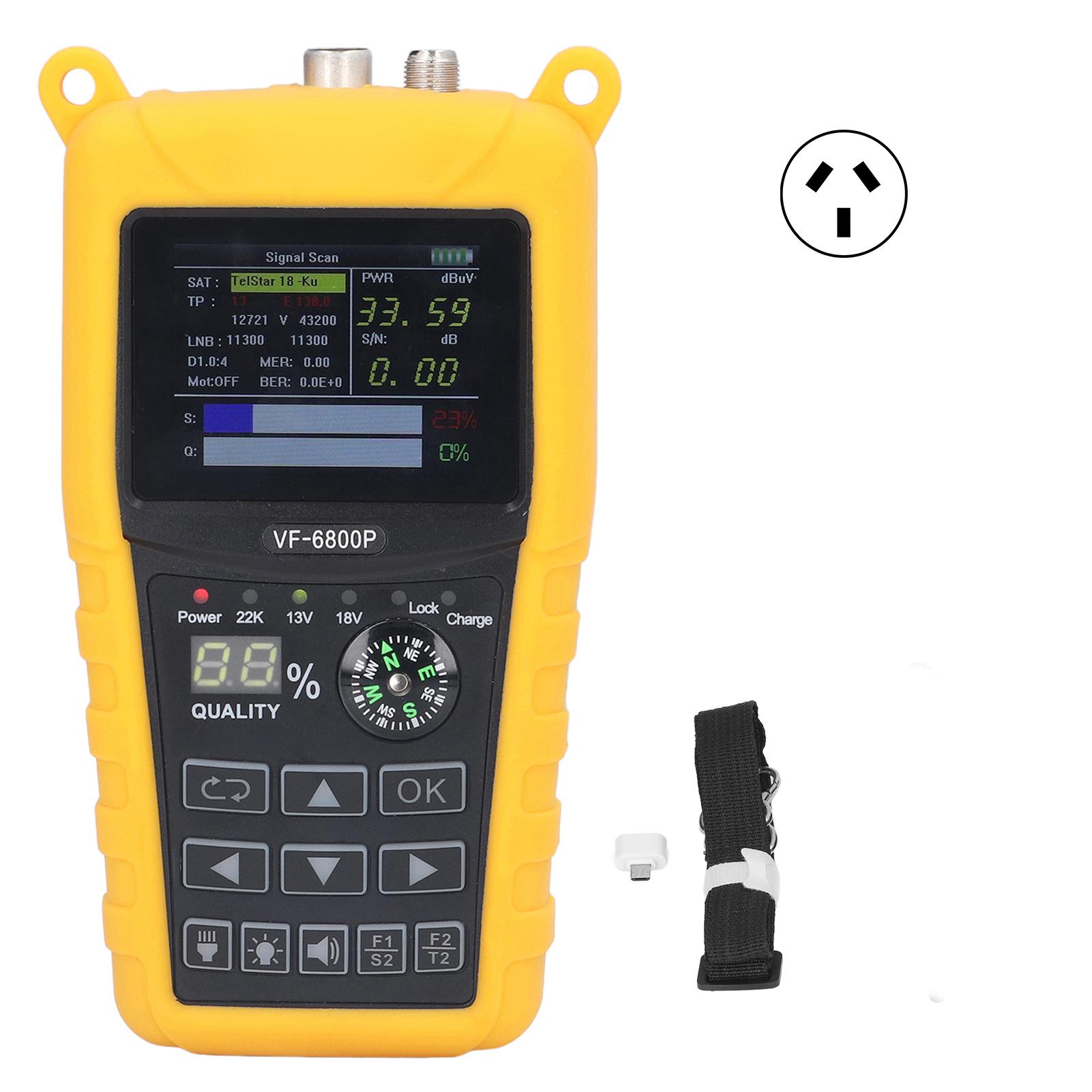Satellite Signal Finder Professional HD Digital Satellite Finder Meter for Signal Measurement EU Plug
Satellite Signal Finder Professional HD Digital Satellite Finder Meter for Signal Measurement EU Plug