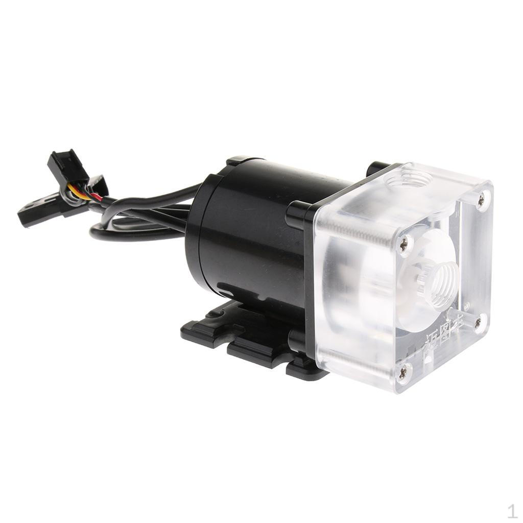 CPU Water Cooling Pump, 12V Low Noise Desktop PC Liquid DIY Kits
CPU Water Cooling Pump, 12V Low Noise Desktop PC Liquid DIY Kits