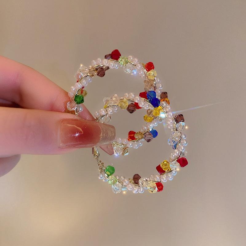 Dopamine Color Beaded Wrap Earrings Women s New Popular Earrings Fashion Temperament Circle Stud Earrings Earrings
Dopamine Color Beaded Wrap Earrings Women s New Popular Earrings Fashion Temperament Circle Stud Earrings Earrings