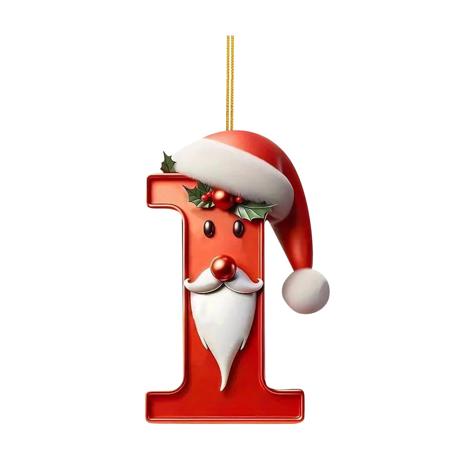 Різдвяна ялинка з 26 буквами, яка висить персоналізованою різдвяною прикрасою з літерами One Size
Різдвяна ялинка з 26 буквами, яка висить персоналізованою різдвяною прикрасою з літерами One Size