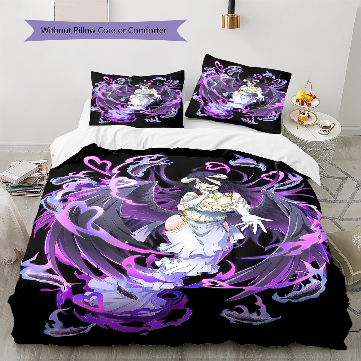 OVERLORD Pattern Bedding,Quilt Set Quilt Cover Pillowcase Home Birthday Gift (1 * duvet cover + 2 * pillowcase, without core) 135x200cm
OVERLORD Pattern Bedding,Quilt Set Quilt Cover Pillowcase Home Birthday Gift (1 * duvet cover + 2 * pillowcase, without core) 135x200cm