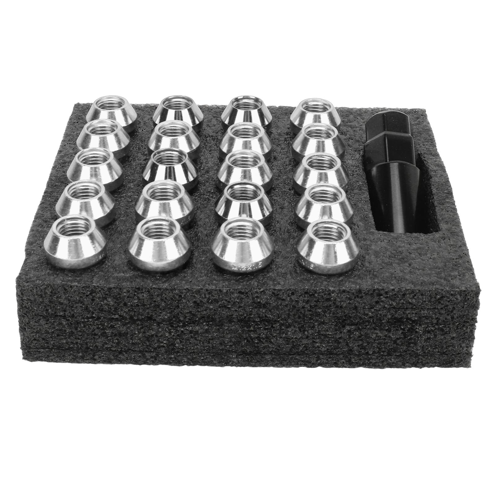 22 шт. конические гайки с гайкой и втулкой из легированной стали, замена кованой стопорной гайки для игрушки Silver M12x1.25
22 шт. конические гайки с гайкой и втулкой из легированной стали, замена кованой стопорной гайки для игрушки Silver M12x1.25