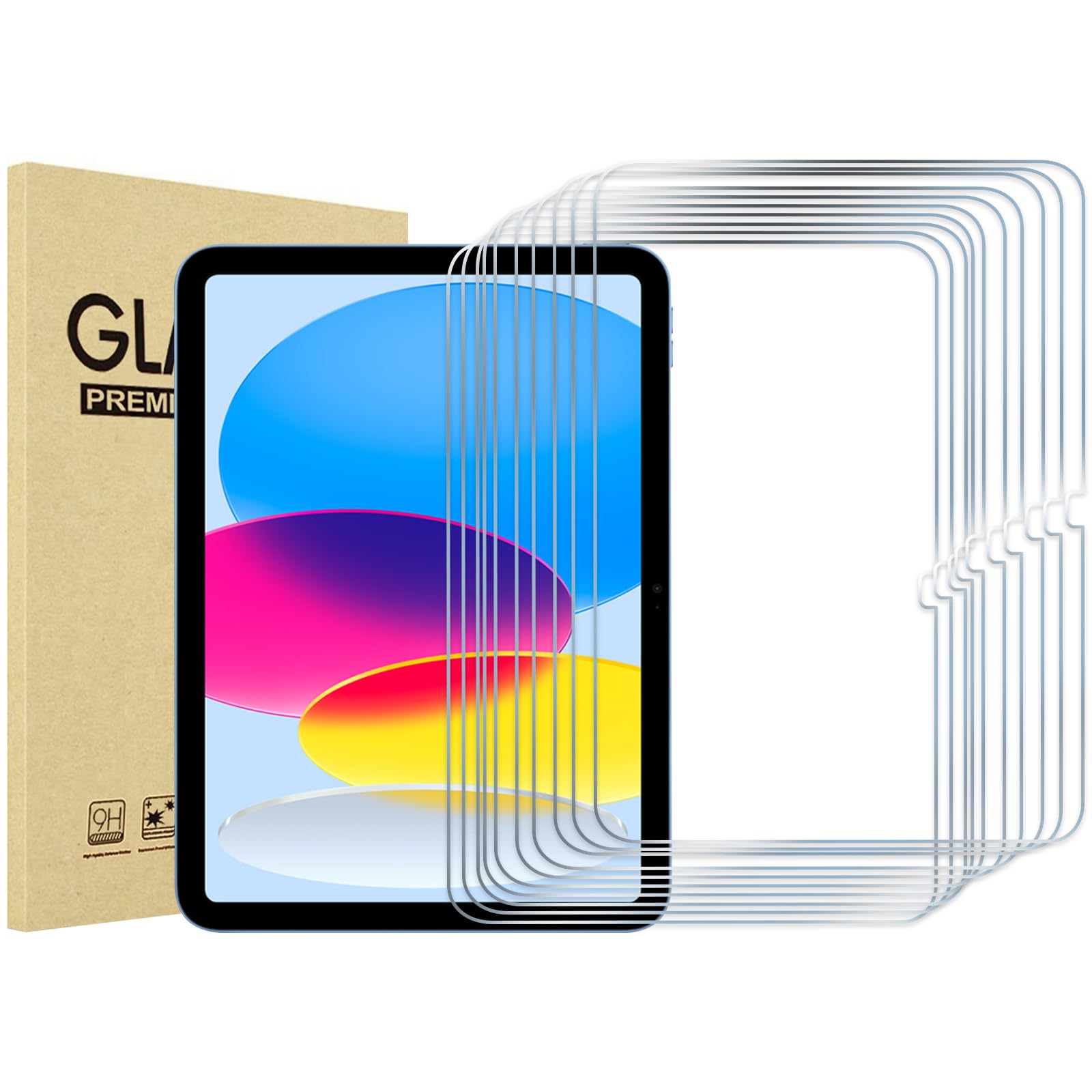 ProCase iPad 10th Generation Film Inch 2022 Full Adsorption Type 9H Hardness Clear Tempered Glass Screen Protective Film with Application Tools 10.9
ProCase iPad 10th Generation Film Inch 2022 Full Adsorption Type 9H Hardness Clear Tempered Glass Screen Protective Film with Application Tools 10.9