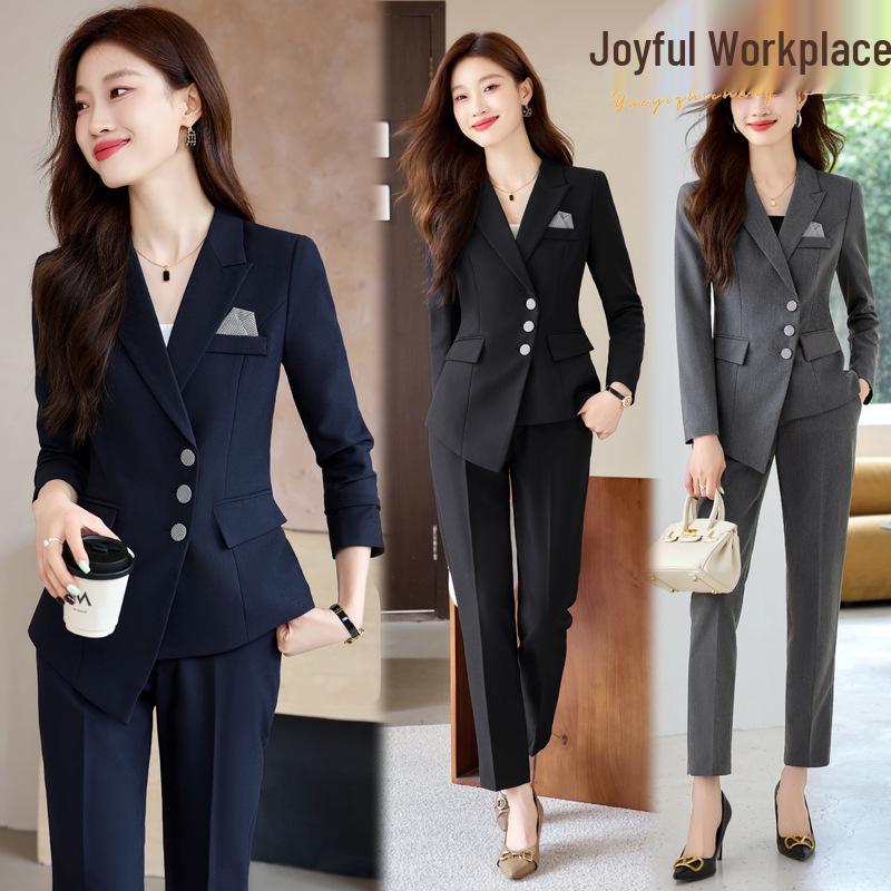 Women s Professional Thick Suit Jacket and Suit Set for Autumn/Winter - Perfect for Beauty Salon Reception Workwear L
Women s Professional Thick Suit Jacket and Suit Set for Autumn/Winter - Perfect for Beauty Salon Reception Workwear L