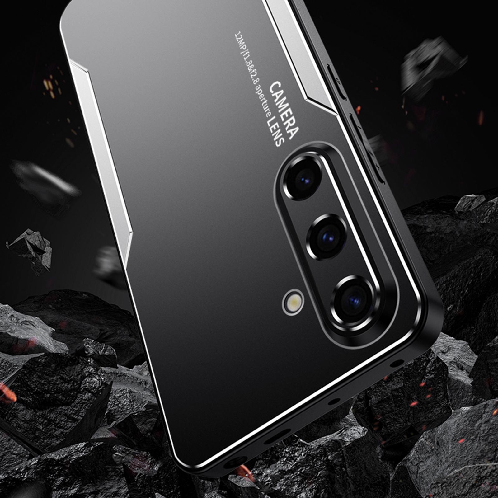 For Samsung Galaxy S24+ Phone Cover Aluminium Alloy+TPU+PC Airbag Protection Case Silver
For Samsung Galaxy S24+ Phone Cover Aluminium Alloy+TPU+PC Airbag Protection Case Silver
