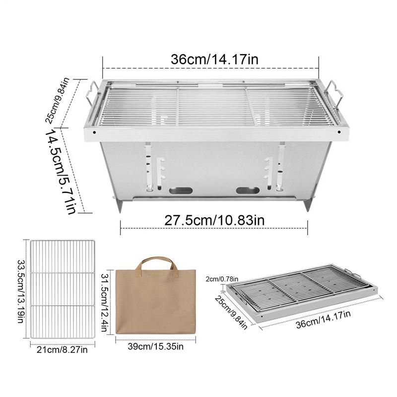 Small Grill Outdoor Charcoal Folding Adjustable Height BBQ Tool Kits For Outdoor Camping Picnic Beach Backyard Party Travel CN
Small Grill Outdoor Charcoal Folding Adjustable Height BBQ Tool Kits For Outdoor Camping Picnic Beach Backyard Party Travel CN