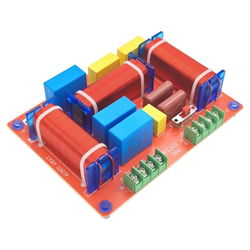 400W 3 Way Audiophiles Speaker Crossovers Filters with Adjustable Treble and Bass Frequency Divider Distributor 1
400W 3 Way Audiophiles Speaker Crossovers Filters with Adjustable Treble and Bass Frequency Divider Distributor 1