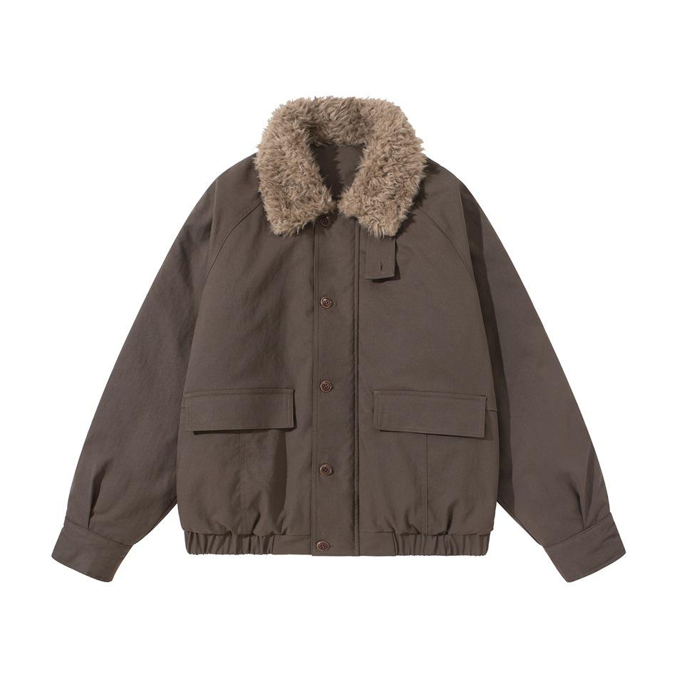MAGMANS Unisex Lambswool Lapel Cotton Jacket - Winter Workwear Coat, Loose Fit & Warm (Model: MY9353) Large кавовий
MAGMANS Unisex Lambswool Lapel Cotton Jacket - Winter Workwear Coat, Loose Fit & Warm (Model: MY9353) Large кавовий