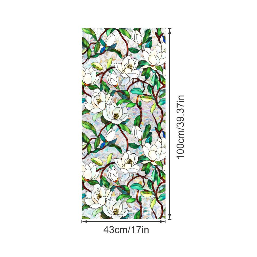 Colorful Flowers Electrostatic Glass Stickers PVC Adhesive Free Sun Catchers Colored Window Glass Stickers 43x100cm
Colorful Flowers Electrostatic Glass Stickers PVC Adhesive Free Sun Catchers Colored Window Glass Stickers 43x100cm