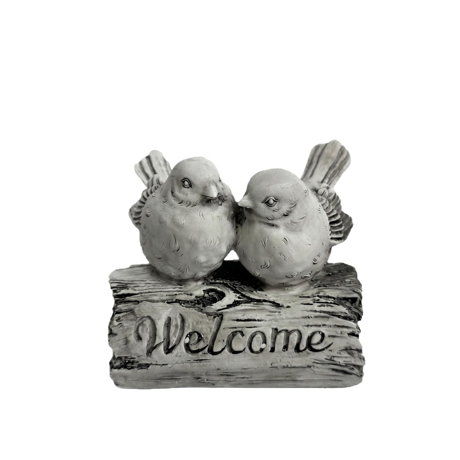 Resin Bird Welcome Sign For Courtyard Garden Decoration, Artificial Bird Ornament For Landscaping. One Size
Resin Bird Welcome Sign For Courtyard Garden Decoration, Artificial Bird Ornament For Landscaping. One Size