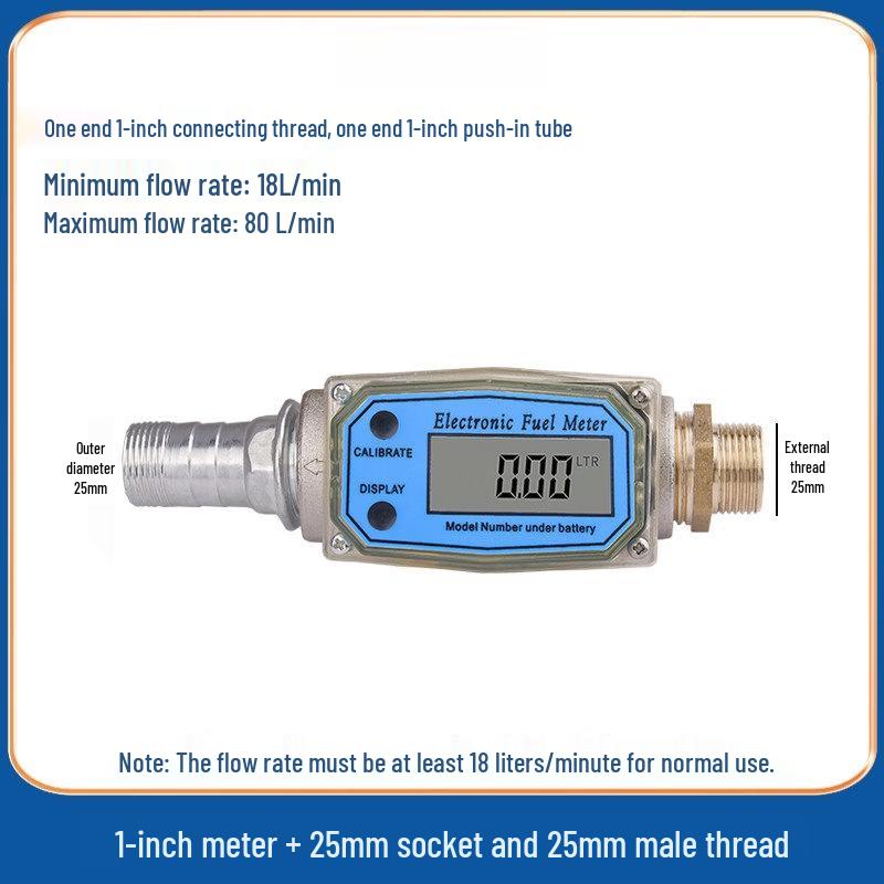 RSRDDY Turbine Flow Meter for Diesel & Gasoline
RSRDDY Turbine Flow Meter for Diesel & Gasoline