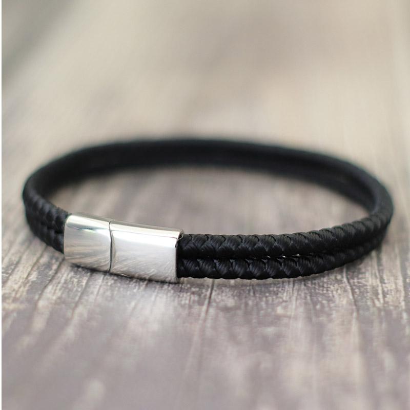 Noter Men Rope Bracelet Unfading Stainless Steel Magentic Braclet Camping Male Accessories Pulsera Tela Best Gift For Boyfriend чорний
Noter Men Rope Bracelet Unfading Stainless Steel Magentic Braclet Camping Male Accessories Pulsera Tela Best Gift For Boyfriend чорний