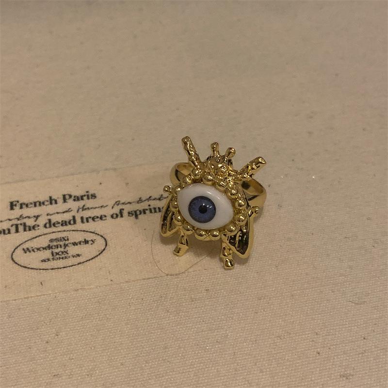Vintage Blue Evil Eyes Insect Ring for Women Girls Exaggerated Unique Metal Animal Finger Ring Party Jewelry Gifts
Vintage Blue Evil Eyes Insect Ring for Women Girls Exaggerated Unique Metal Animal Finger Ring Party Jewelry Gifts