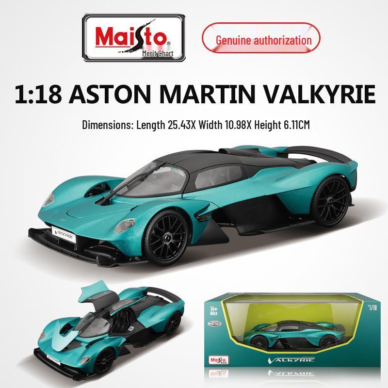 Aston Martin Valkyrie 1:18 Модель автомобиля - Сплавная игрушка и коллекционный сувенир зелёный
Aston Martin Valkyrie 1:18 Модель автомобиля - Сплавная игрушка и коллекционный сувенир зелёный