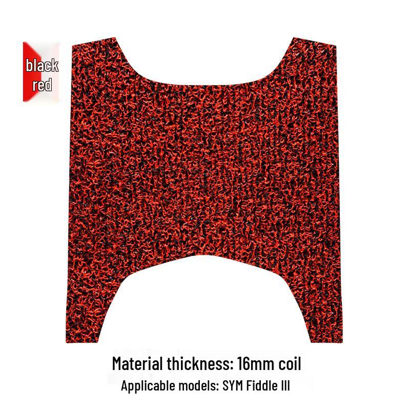 Водонепроникливий шовковий килимок для ніг для скутера SYM Fiddle 3-го покоління 20mm червоний/чорний
Водонепроникливий шовковий килимок для ніг для скутера SYM Fiddle 3-го покоління 20mm червоний/чорний