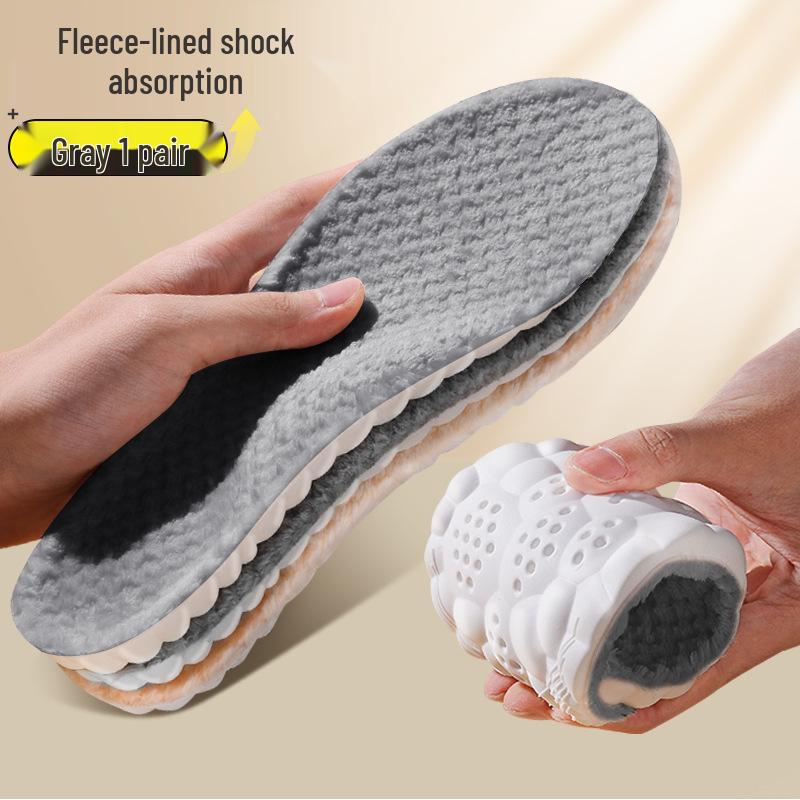 Warm Flannel Plaid Insoles: Odor-Proof, Breathable, Thickened Velvet for Men & Women, Soft & Comfortable Winter Sports Soles 45-46 серый
Warm Flannel Plaid Insoles: Odor-Proof, Breathable, Thickened Velvet for Men & Women, Soft & Comfortable Winter Sports Soles 45-46 серый