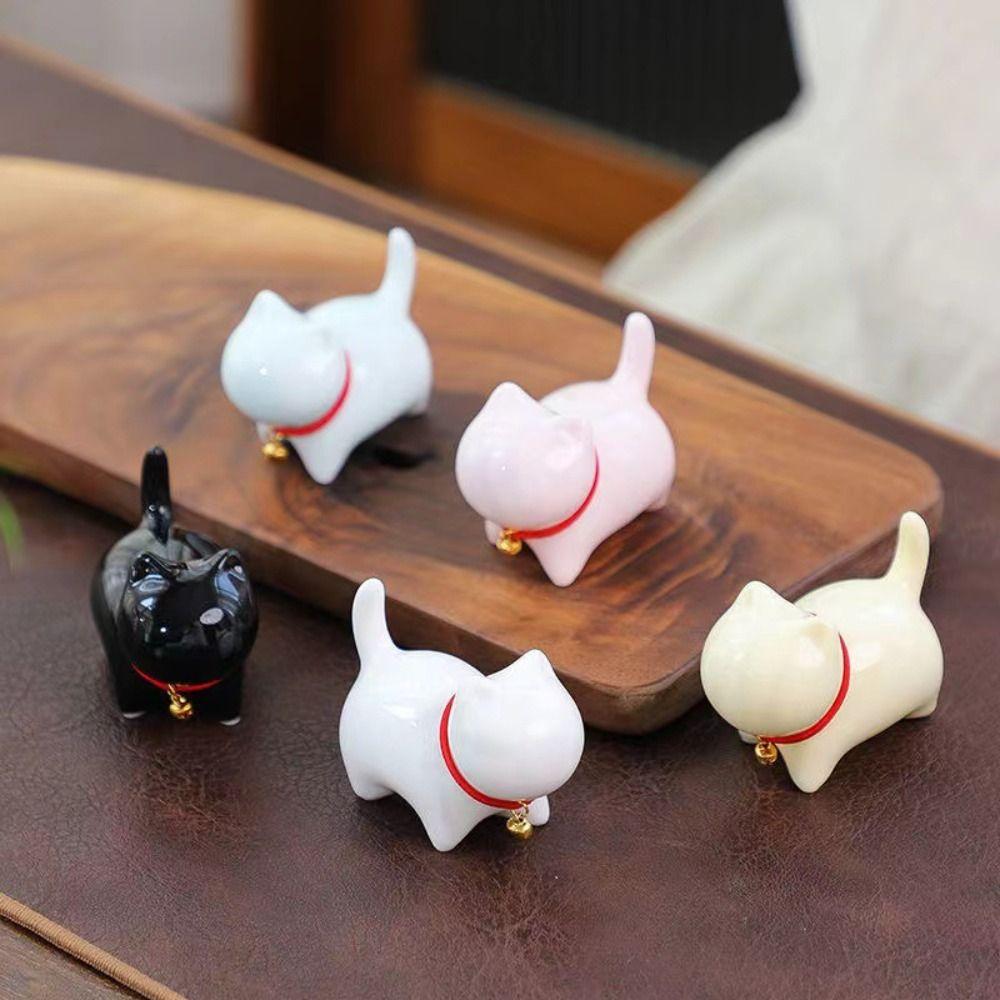 Modern Art Lucky Cat Bell Figurines Ceramics Animal Feng Shui Decor Home Interior Decor чорний
Modern Art Lucky Cat Bell Figurines Ceramics Animal Feng Shui Decor Home Interior Decor чорний