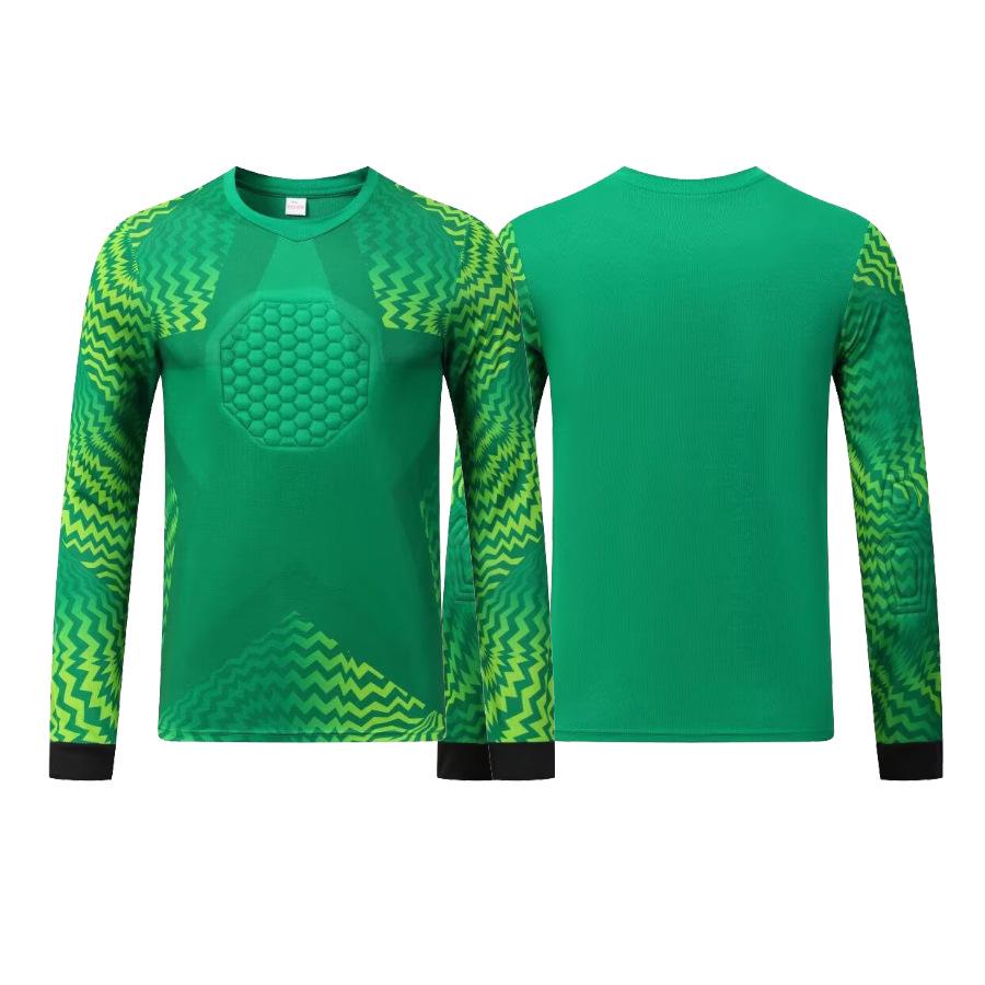 Sponge-Padded Goalkeeper Jersey: Adult Long Sleeve Autumn/Winter Sports Training Uniform Adult 3XL
Sponge-Padded Goalkeeper Jersey: Adult Long Sleeve Autumn/Winter Sports Training Uniform Adult 3XL