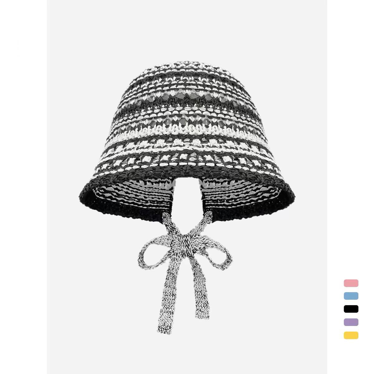 Women s Korean Style Dopamine Colored Woven Fisherman Hat Summer Sun Protection Hollow out Design Sunshade Hat for Outdoor Use Adult 56-58cm чорний
Women s Korean Style Dopamine Colored Woven Fisherman Hat Summer Sun Protection Hollow out Design Sunshade Hat for Outdoor Use Adult 56-58cm чорний
