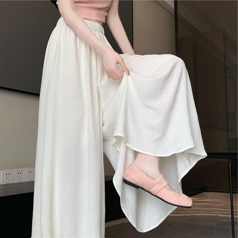 High-Waisted Plus Size Letter Print Pleated Midi Skirt Pants L чорний
High-Waisted Plus Size Letter Print Pleated Midi Skirt Pants L чорний