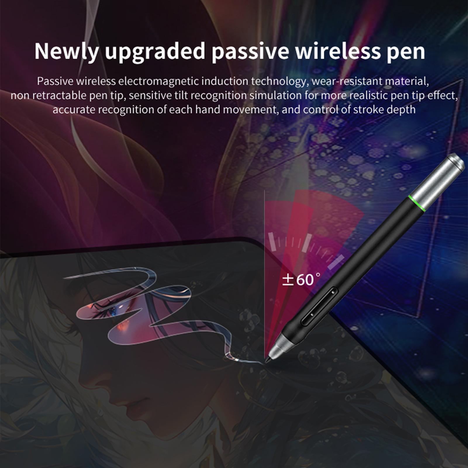 15.6 Inch Graphics Dra g Tablet Display 1920 80 High Resolution 16K Pressure with Rechargble Pen and 20pcs Pen N
15.6 Inch Graphics Dra g Tablet Display 1920 80 High Resolution 16K Pressure with Rechargble Pen and 20pcs Pen N