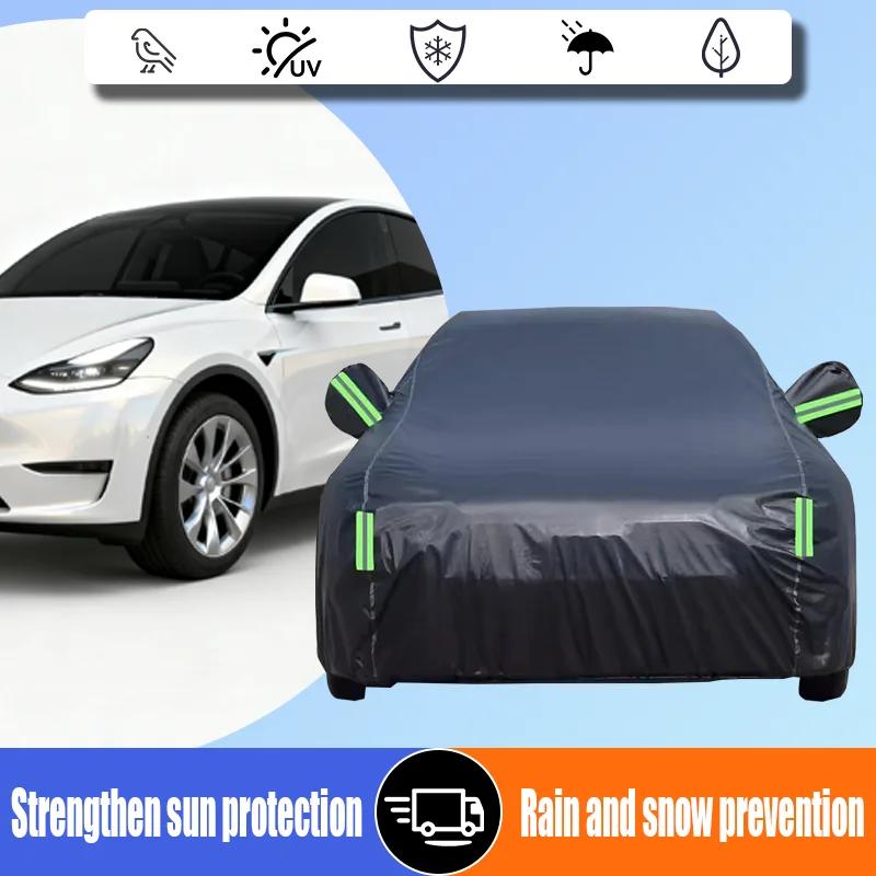Suitable for Tesla Model 3 Y S X roadster car cover, sun protection, snow protection, waterproof Oxford fabric срібний
Suitable for Tesla Model 3 Y S X roadster car cover, sun protection, snow protection, waterproof Oxford fabric срібний