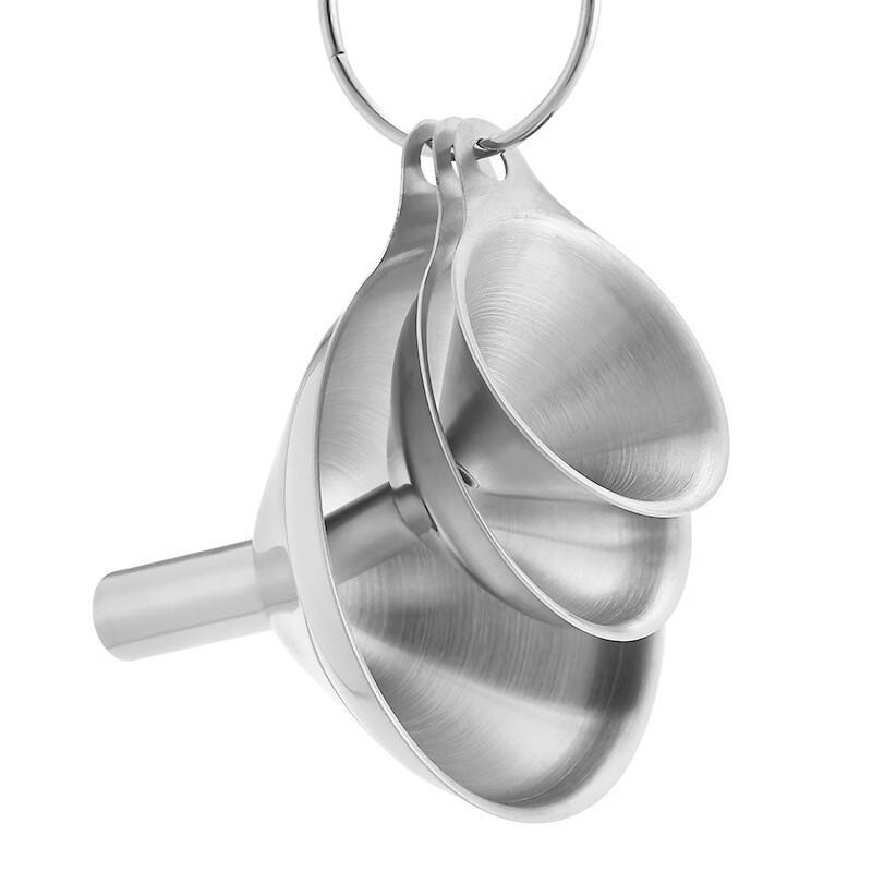 Zhi Shi 3-Piece Mini Stainless Steel Funnel Set
Zhi Shi 3-Piece Mini Stainless Steel Funnel Set