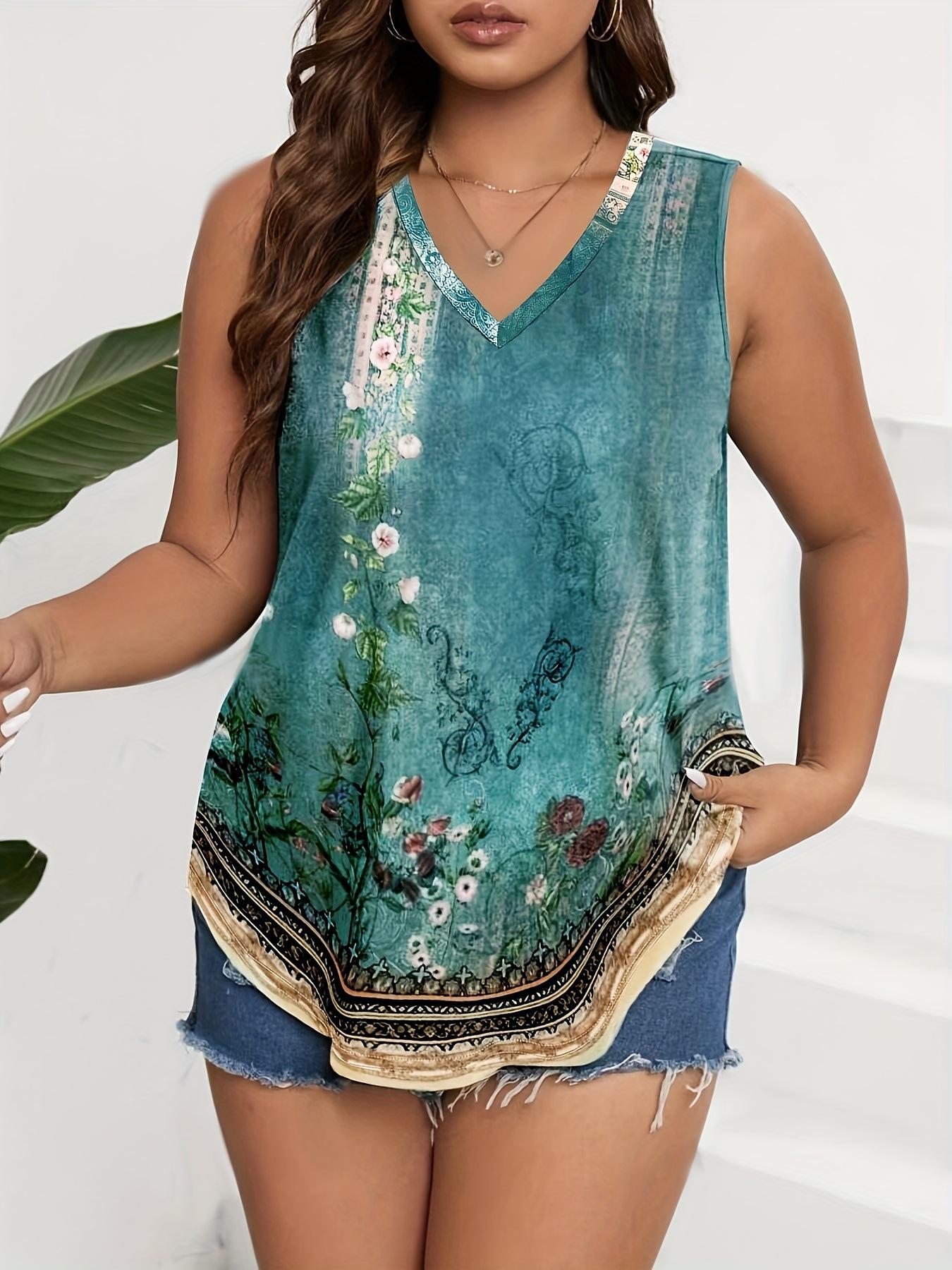 2025 Plus Size Women s Summer Printed Vest T-Shirt - EU & US Hot Seller 5XL цветочный/зелёный
2025 Plus Size Women s Summer Printed Vest T-Shirt - EU & US Hot Seller 5XL цветочный/зелёный