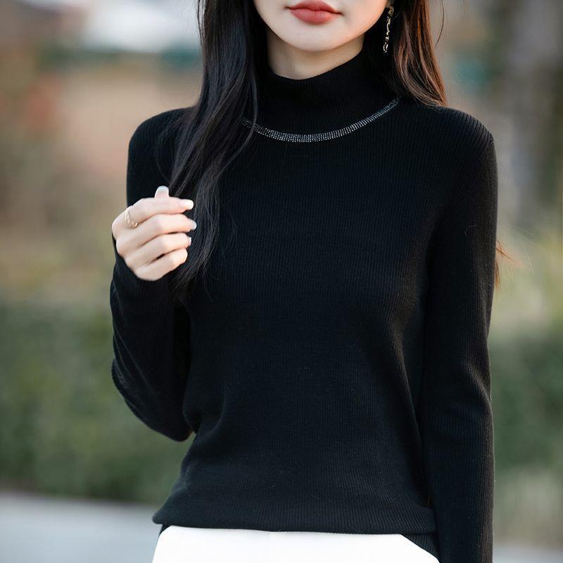 Шерстяной свитер Горячий бриллиант Водолазка Осень Зима Новая модель Приталенный С длинным рукавом Вязаный Базовый свитер M чёрный
Шерстяной свитер Горячий бриллиант Водолазка Осень Зима Новая модель Приталенный С длинным рукавом Вязаный Базовый свитер M чёрный