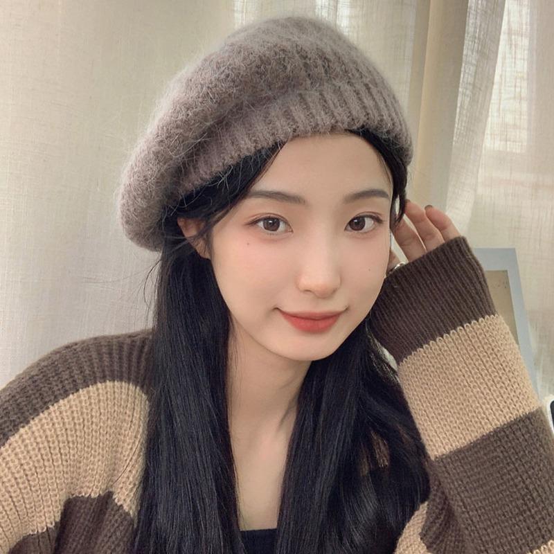 Шляпа художника Шерстяная шляпа Берет Маленький и теплый Пушистый Литература и искусство Однотонный
Шляпа художника Шерстяная шляпа Берет Маленький и теплый Пушистый Литература и искусство Однотонный