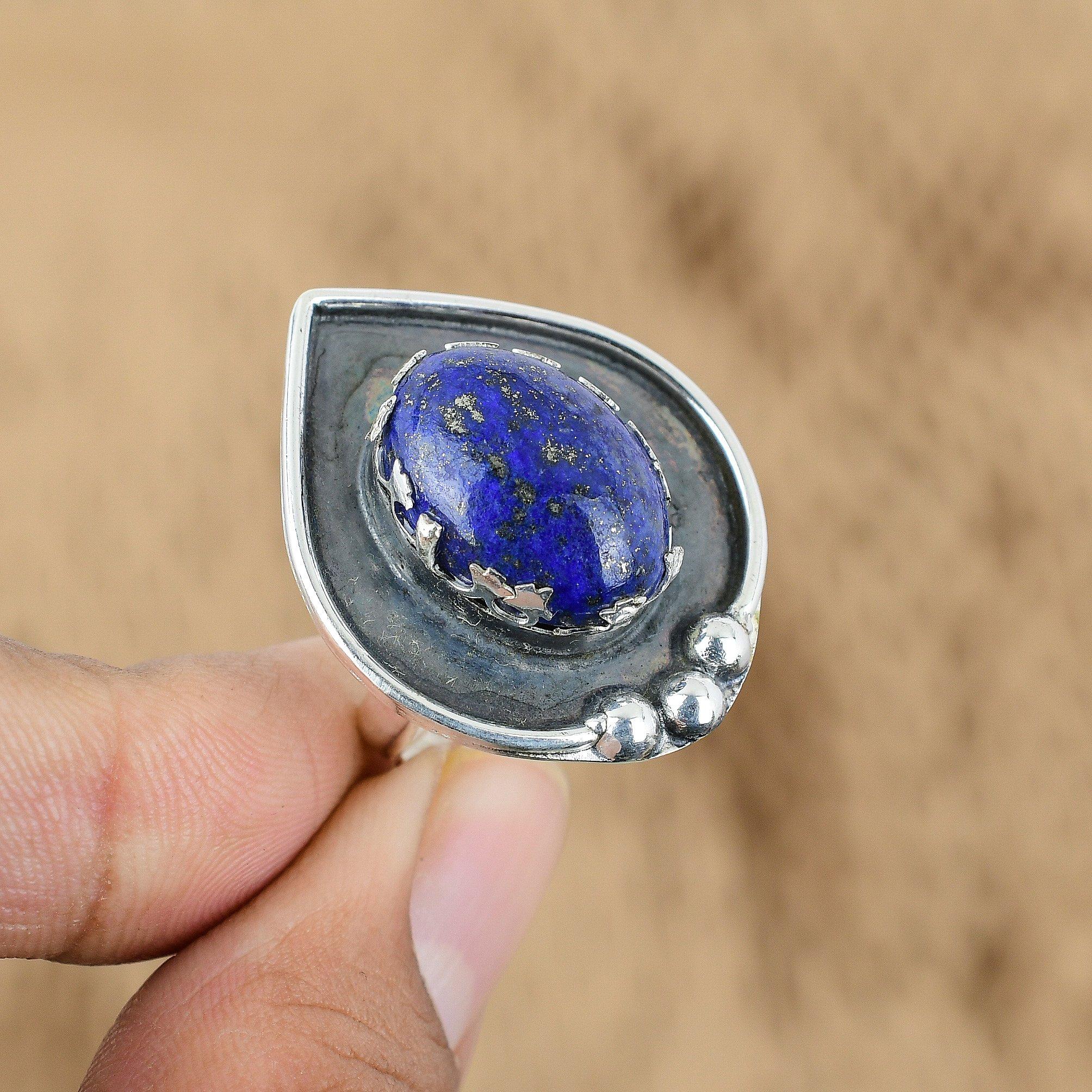 Natural Lapis Lazuli 925 Sterling Silver New Multi Stone Engagement Ring Jewelry Yes
Natural Lapis Lazuli 925 Sterling Silver New Multi Stone Engagement Ring Jewelry Yes