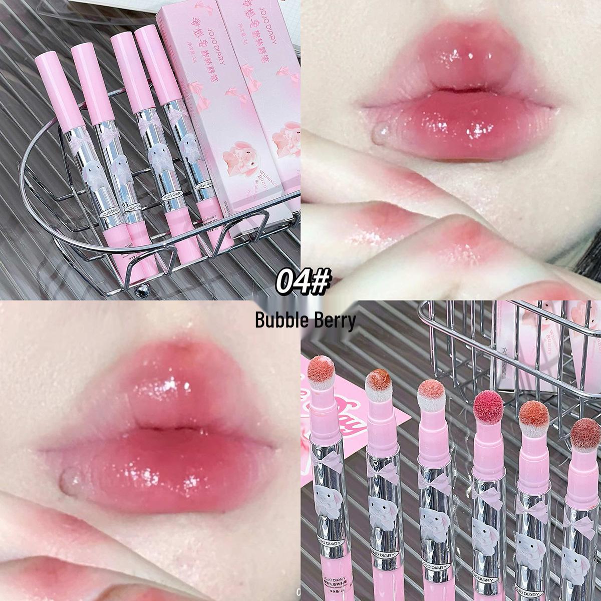 Makeup Jojo Diary Fantasy Rabbit Moisturizing Lipstick: Twist-up, Watery Mirror Finish, Stain-resistant, Whitening Formula.
Makeup Jojo Diary Fantasy Rabbit Moisturizing Lipstick: Twist-up, Watery Mirror Finish, Stain-resistant, Whitening Formula.