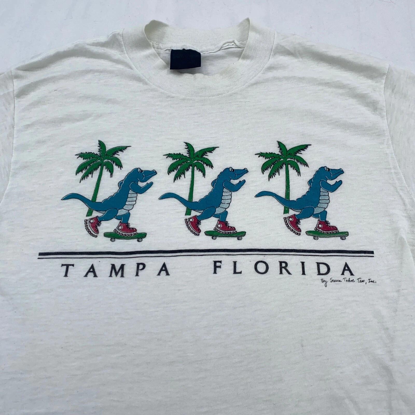 vintage 90s TAMPA FLORIDA ALLIGATOR SKATEBOARDING T-Shirt XS skate beach soft 3XL
vintage 90s TAMPA FLORIDA ALLIGATOR SKATEBOARDING T-Shirt XS skate beach soft 3XL