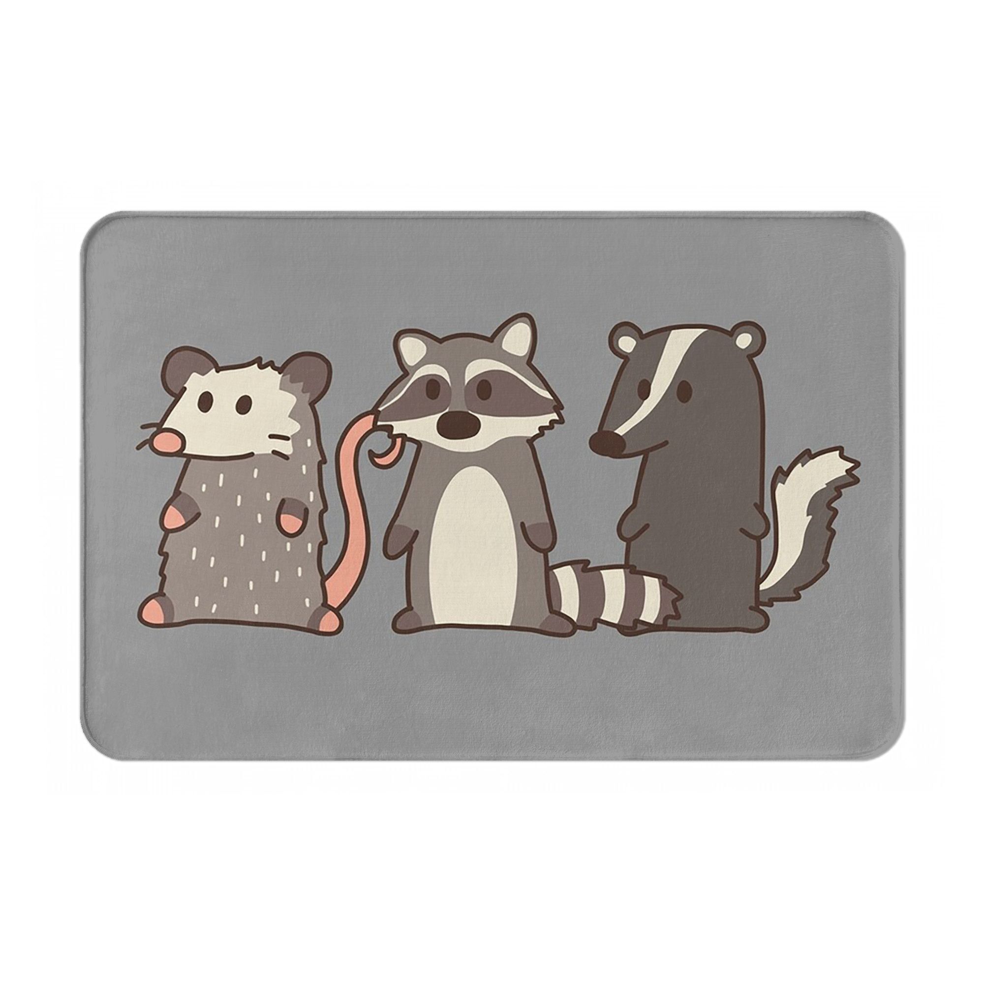 raccoon, opossum and skunk woodland friends Non-slip Doormat Floor Mat Rug for Kitchen Entrance Home Bathroom Footpad Mats 60cm x 90cm
raccoon, opossum and skunk woodland friends Non-slip Doormat Floor Mat Rug for Kitchen Entrance Home Bathroom Footpad Mats 60cm x 90cm