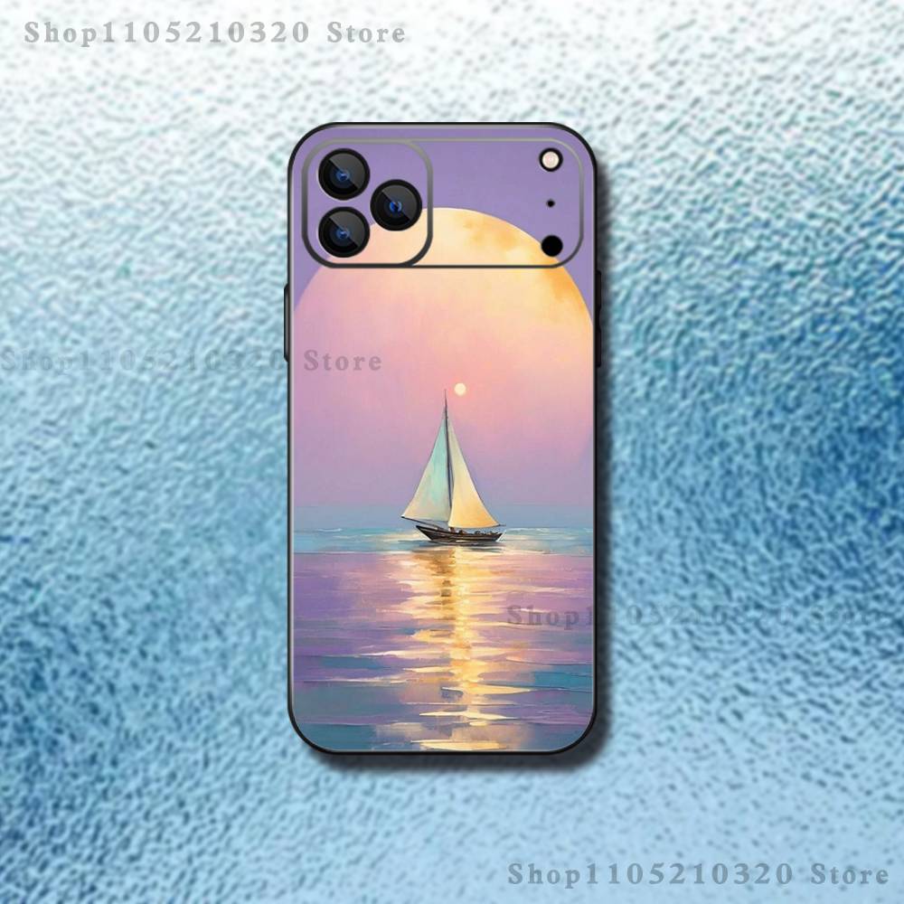 Sailing Boat Art Phone Case For iPhone 17,16,15,14,13,12,11,Pro,Max,Plus,E,SE4,Air,Mini Black Soft Funda iPhone15plus
Sailing Boat Art Phone Case For iPhone 17,16,15,14,13,12,11,Pro,Max,Plus,E,SE4,Air,Mini Black Soft Funda iPhone15plus