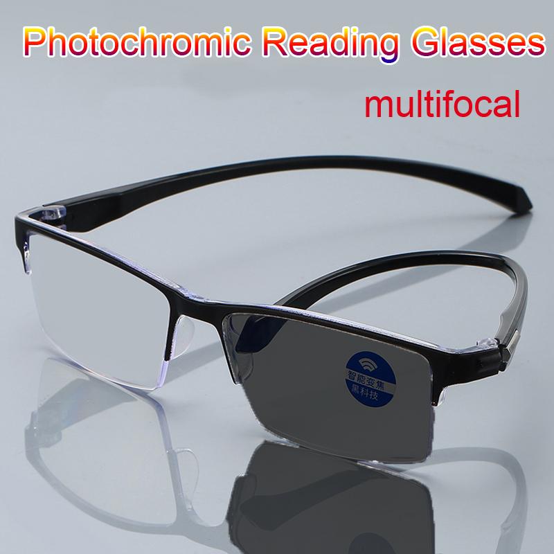 TR90 Frame Titanium Multifocal Reading Glasses Men Women Photochromic Bifocal Anti Blue Ray UV Protect Presbyopic Eyeglasses
TR90 Frame Titanium Multifocal Reading Glasses Men Women Photochromic Bifocal Anti Blue Ray UV Protect Presbyopic Eyeglasses
