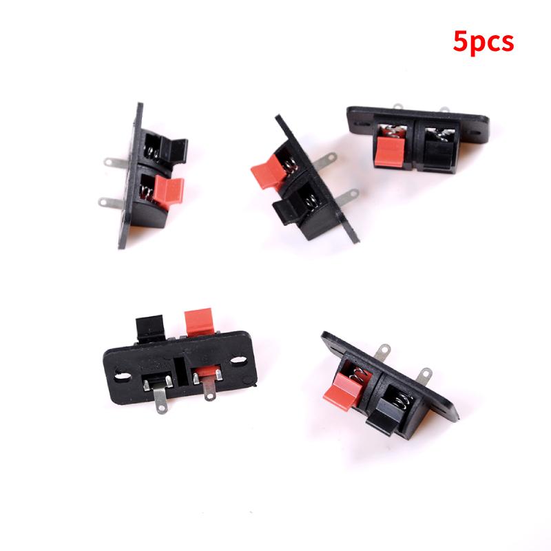 5/10 Pcs 2 Positions Connector Terminal Push in Jack Spring Load Audio Speaker Terminals Hot Sale
5/10 Pcs 2 Positions Connector Terminal Push in Jack Spring Load Audio Speaker Terminals Hot Sale