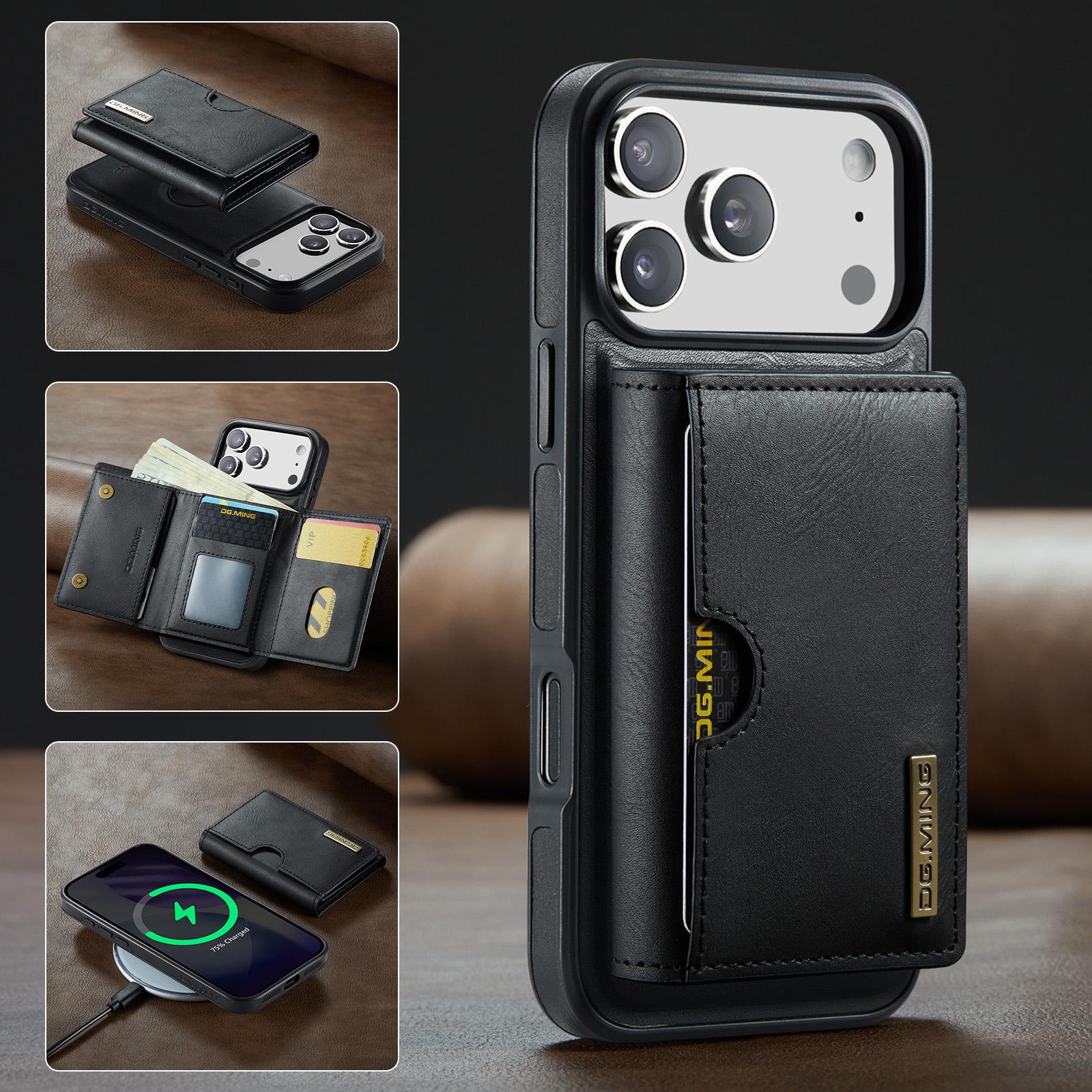 DG.MING-M6 Wallet Case For iPhone 17 Pro Max Luxury 2 in 1 Removable Card Slots Holder Phone Back Cover 16.5*7.5*3.3cm чёрный
DG.MING-M6 Wallet Case For iPhone 17 Pro Max Luxury 2 in 1 Removable Card Slots Holder Phone Back Cover 16.5*7.5*3.3cm чёрный