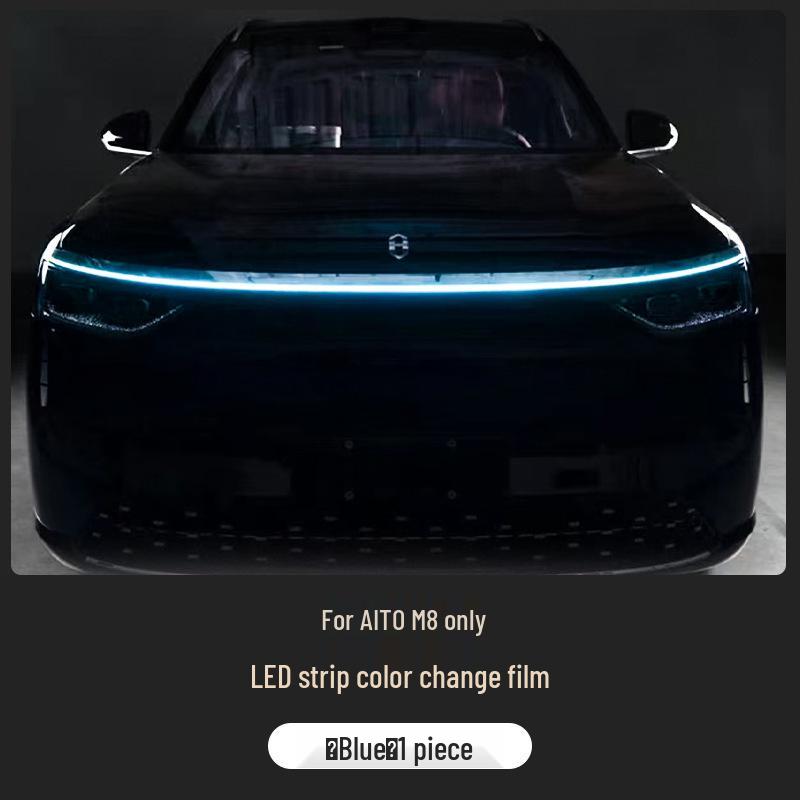 Многоцветная ТПУ-пленка для дневных ходовых огней фар - варианты: красный, синий, зеленый AITO M8 Specific
Многоцветная ТПУ-пленка для дневных ходовых огней фар - варианты: красный, синий, зеленый AITO M8 Specific