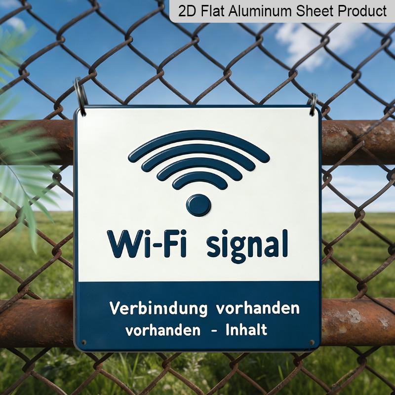 2D Flat, 1pc, Wi-Fi Signal Retro Metal Aluminum Sign, Wall Decoration, Birthday, Friend, Family, Anniversary, Suitable Home Living Room Study Office 20*20cm
2D Flat, 1pc, Wi-Fi Signal Retro Metal Aluminum Sign, Wall Decoration, Birthday, Friend, Family, Anniversary, Suitable Home Living Room Study Office 20*20cm