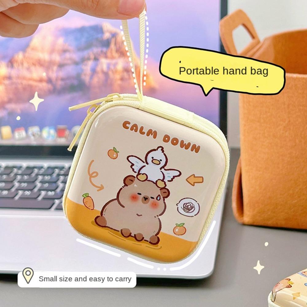Waterproof Capybara Tinplate Zero Wallet Portable Capybara Earphone Bag Earphone Bag style 1
Waterproof Capybara Tinplate Zero Wallet Portable Capybara Earphone Bag Earphone Bag style 1