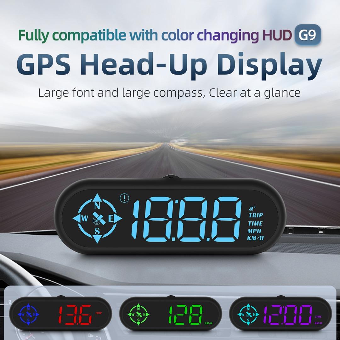 Pdtoweb G9 GPS Спидометр Светодиодный авто HUD Проекционный дисплей Автомобильный сигнализатор скорости Проектор
Pdtoweb G9 GPS Спидометр Светодиодный авто HUD Проекционный дисплей Автомобильный сигнализатор скорости Проектор
