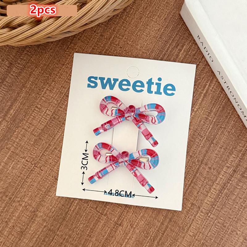 2Pcs Sweet Girls Bowknot Mini Hair Clips Bow Hairpin Headwear Acrylic Ribbon Bow Bangs Clip Hair Accessories
2Pcs Sweet Girls Bowknot Mini Hair Clips Bow Hairpin Headwear Acrylic Ribbon Bow Bangs Clip Hair Accessories