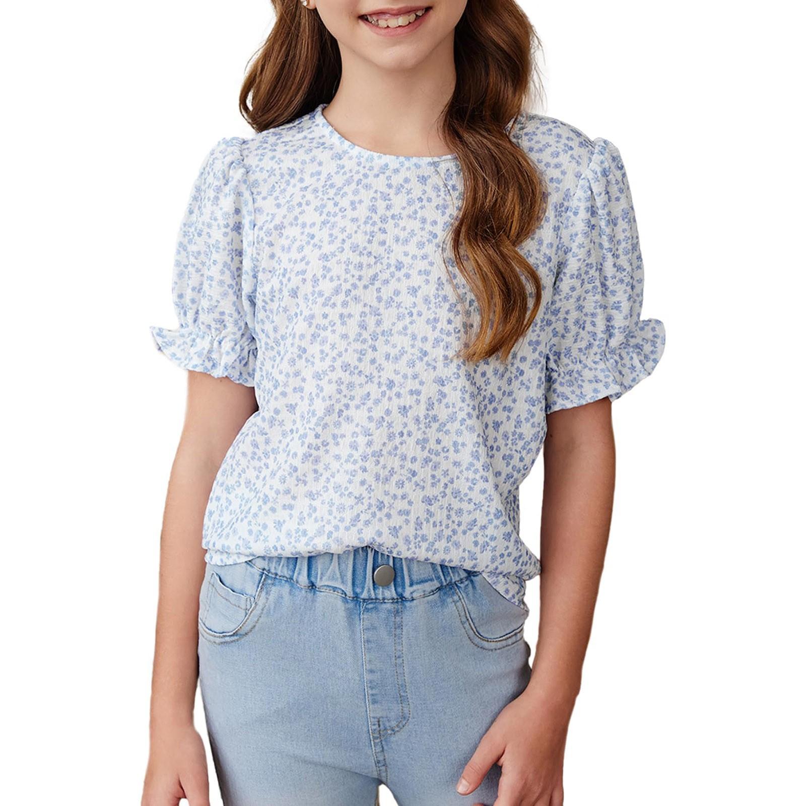 Summer Children s Bohemian Floral Puffed-sleeve Floral Loose And Versatile Round-neck Pullover T-shirt 120
Summer Children s Bohemian Floral Puffed-sleeve Floral Loose And Versatile Round-neck Pullover T-shirt 120
