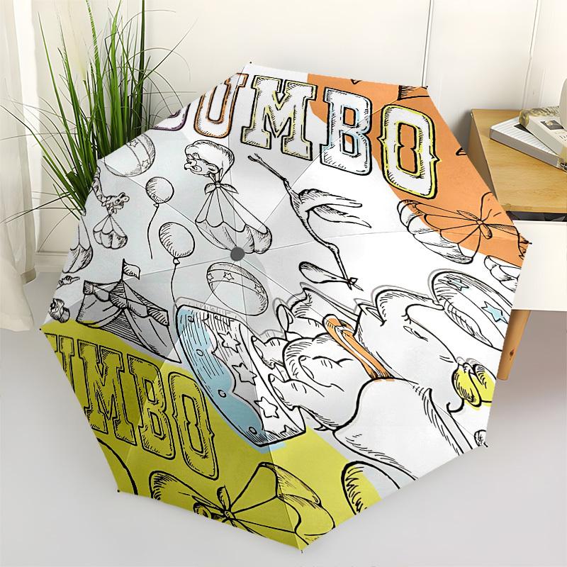 Circus, Dumbo Themed Automatic Opening and Closing Umbrella, Brightly Colored 8-rib Portable Umbrella, Suitable for Men and Women, A Perfect
Circus, Dumbo Themed Automatic Opening and Closing Umbrella, Brightly Colored 8-rib Portable Umbrella, Suitable for Men and Women, A Perfect