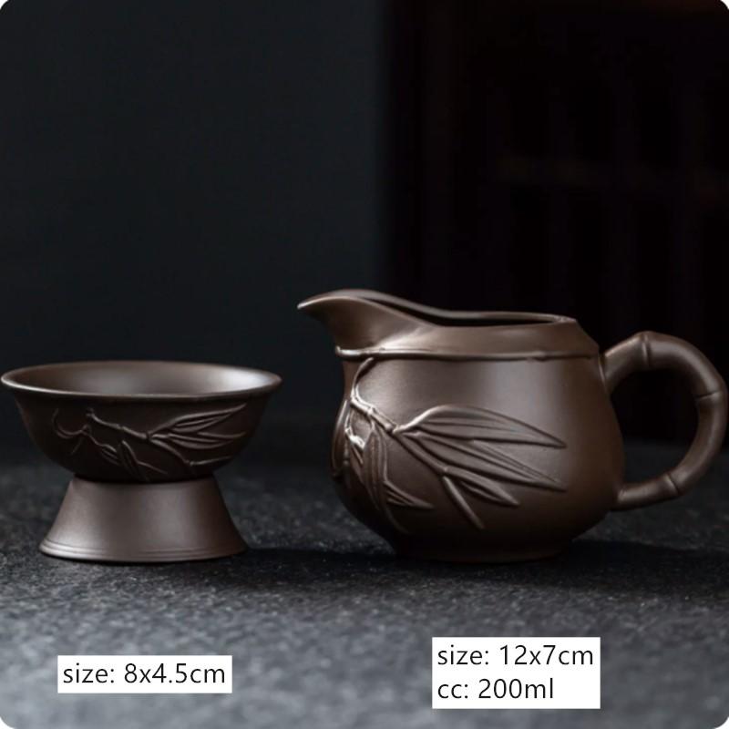 Retro Handmade Purple Clay Fair Cup Tea Ceremony Raw Ore Zisha Tea Set Accessories Household Tea Divider Chahai Tea Strainer 200ml
Retro Handmade Purple Clay Fair Cup Tea Ceremony Raw Ore Zisha Tea Set Accessories Household Tea Divider Chahai Tea Strainer 200ml